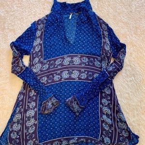 Free People Bohemian Patter Shirt